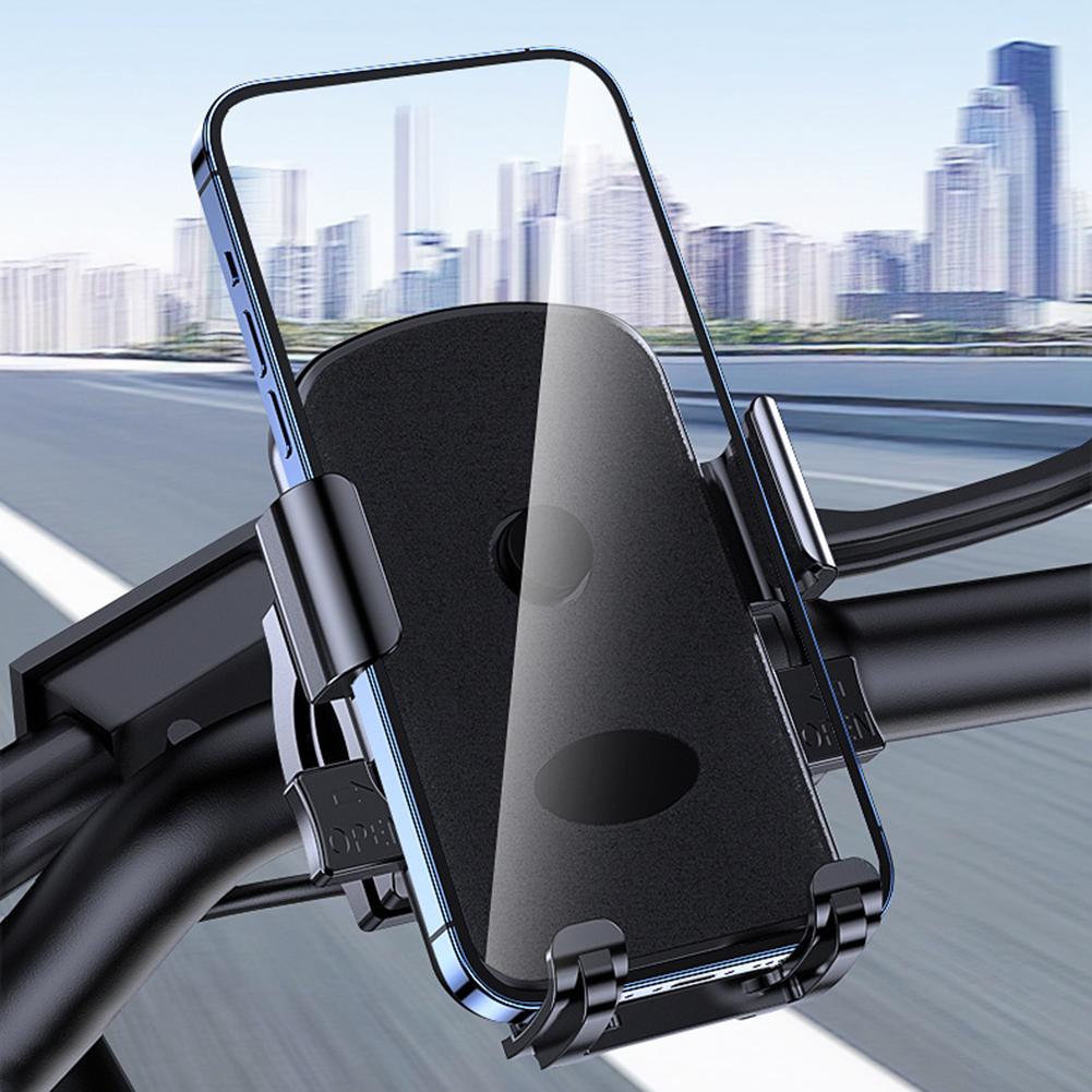 360 Degree Rotation Phone Holder Cellphone Bracket Motorcycle Phone Holder 360 Degrees Rotation Handlebars Type