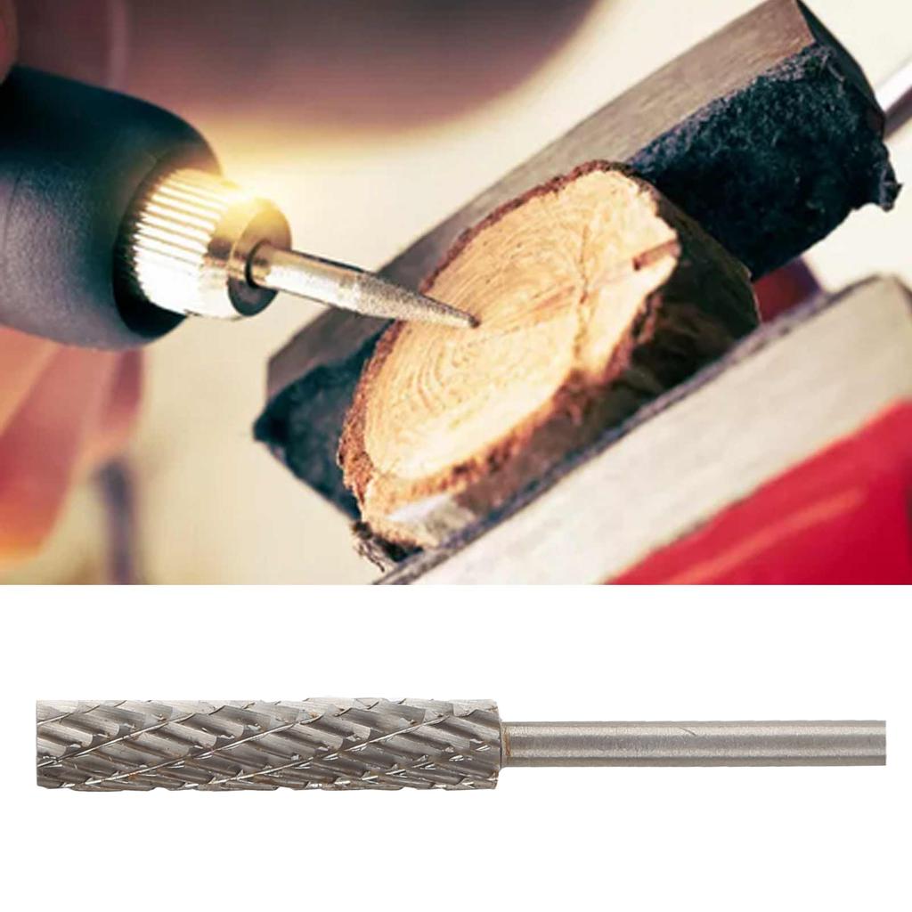File 1Grain Woodworking Grinding Hd Alloy Steel Carving Engraving Hardmetal Burrs