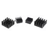 4Pcs Black Aluminum Heatsink Cooler Cooling Kit For Raspberry Pi 3/2 /Rpi B+