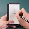 1pc Removable Notepad + 1pc Neutral Black Ink Pen Set, Shorthand Notebook with Rollerball Pen, Writing Set