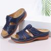 Nnü 'B's New Style Women's Slipper with Wedge Heel in Summer Car Stitching Non-slip Light Slippers