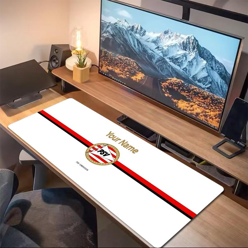 Pheilips Sport Custom Name Large Size Mouse Pad Large Gaming Table Cushion Non-slip Laptop Tablet Big Mousepad XXL Mat Mini PC Playmat With Lock edge