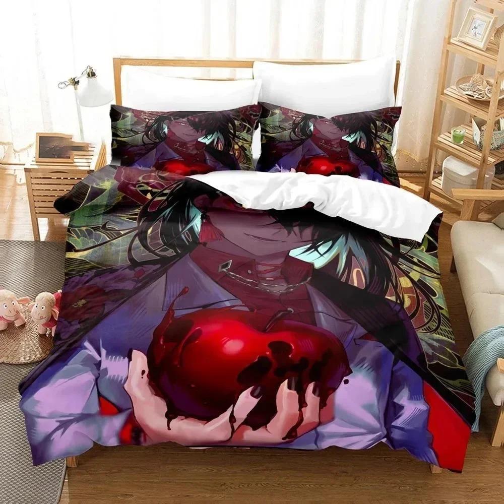 3D Printed Vox Akuma Bedding Set Boys Girls Twin Queen Size Duvet Cover Pillowcase Bed Kids Adult FashionHome Textile