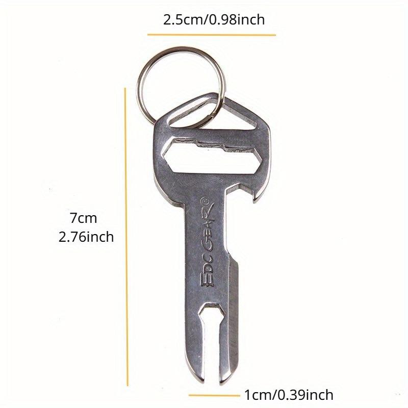 EDC Gear Stainless Steel Multi-tool Portable Keychain Wrench Bottle Opener Outdoor Camping Multi Tools