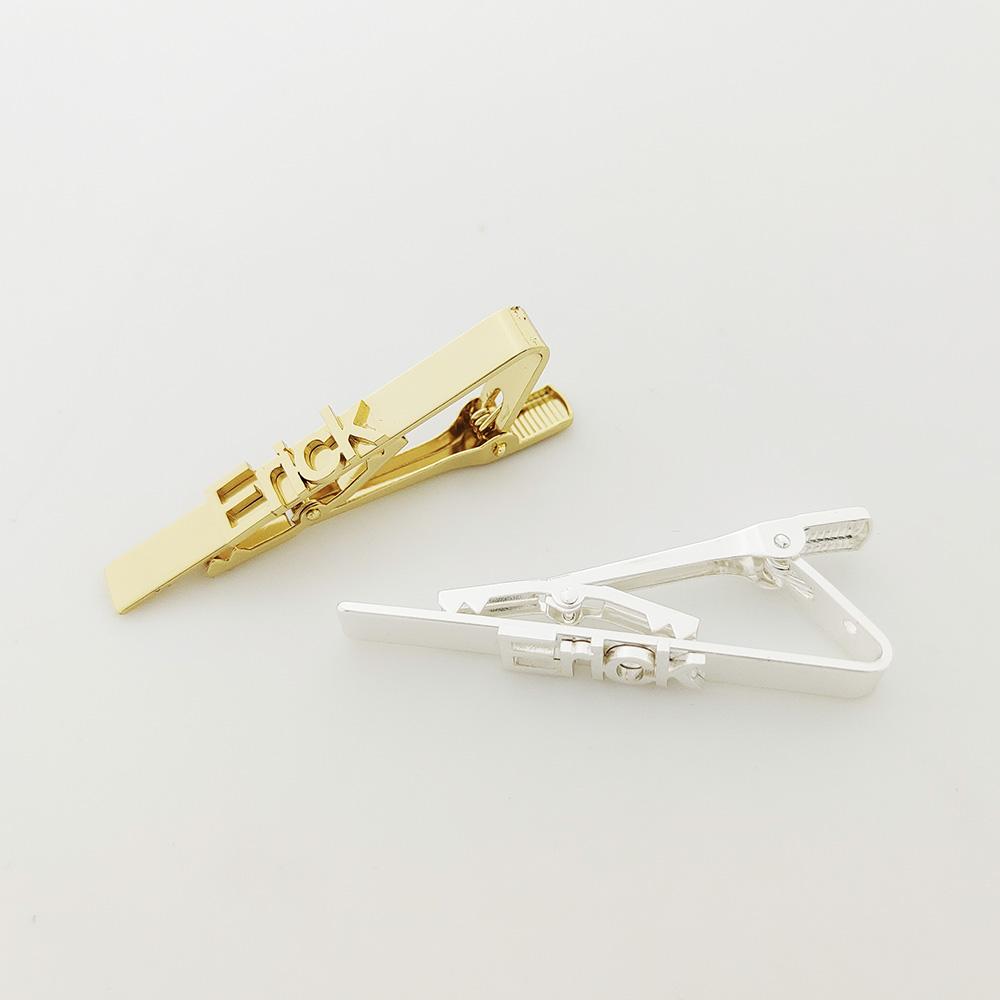 DODOAI Custom Tie Clasp Customized Name Jewelry Stainless Steel Name Lapel Pin Valentine's Day Gift Personalized Name Jewelry