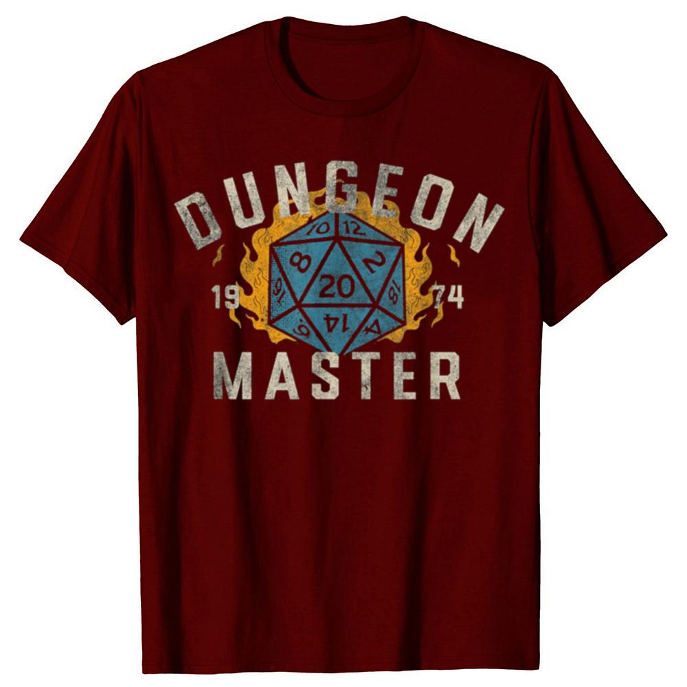 Vtipná grafická trička Dungeons & Dragons Dungeon Master Pánská Dámská Humor Streetwear Tričko Krátký Rukáv Unisex Volné Oblečení