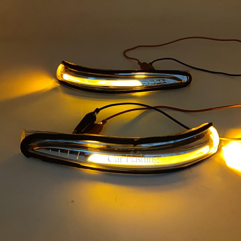 For Hyundai Santa Fe Sport IX45 3.0 2013 2014 2015 2016 Accessories LED Side Rearview Mirror Turn Signal Light Blink Flasher