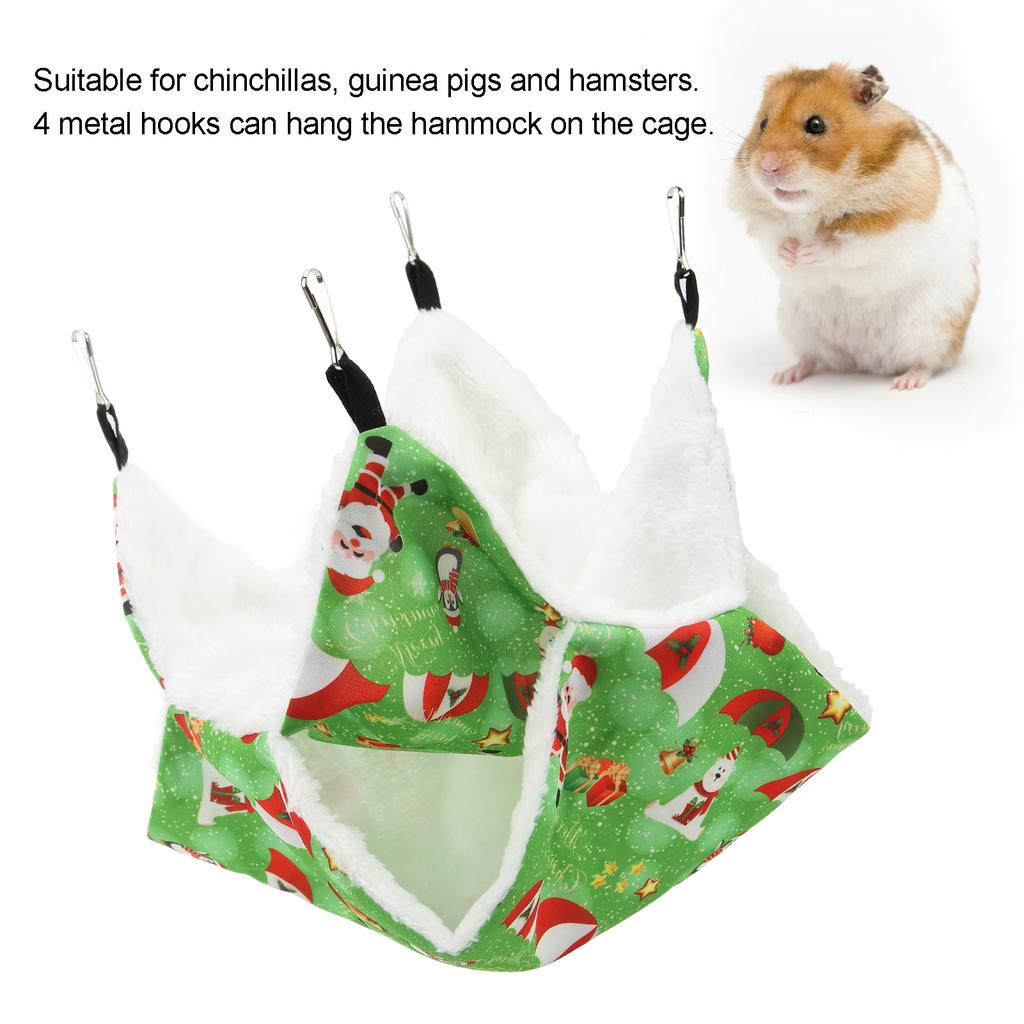 Hamster Double Layer Hammock Ing Bed Small Pet Cage Hammock for Hamster Guinea