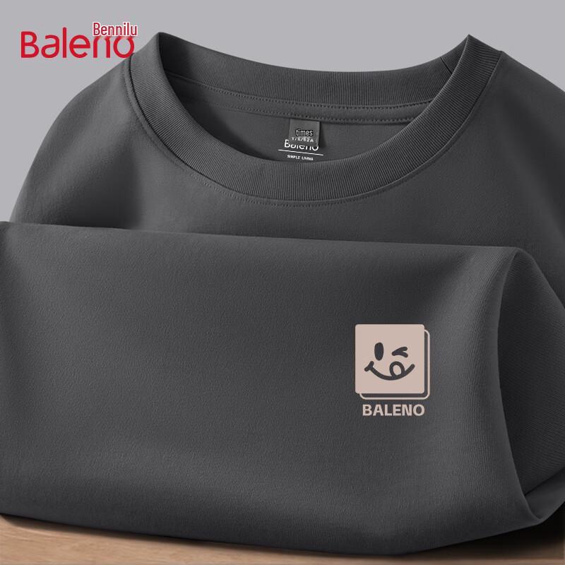 Baleno Men s Pure Cotton Long Sleeve T-shirt with BNL Logo XL