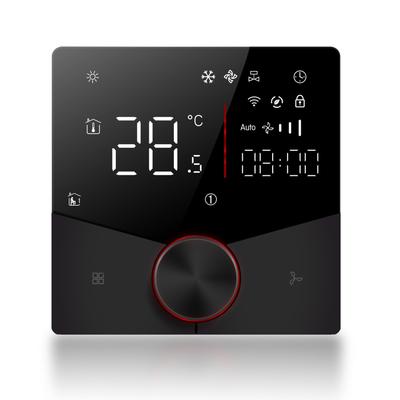 2-trubkový ovládací panel klimatizace Dotyková obrazovka Digitální displej Centrální HVAC regulátor 5+2 6 programovatelných period