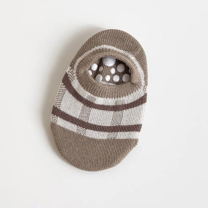 0-5Yrs Baby Floor Socks Cute Cartoon Short Cotton Bear Socks Toddler Anti Slip Kawaii Unisex Sok Kids Accessories for Girls Boys