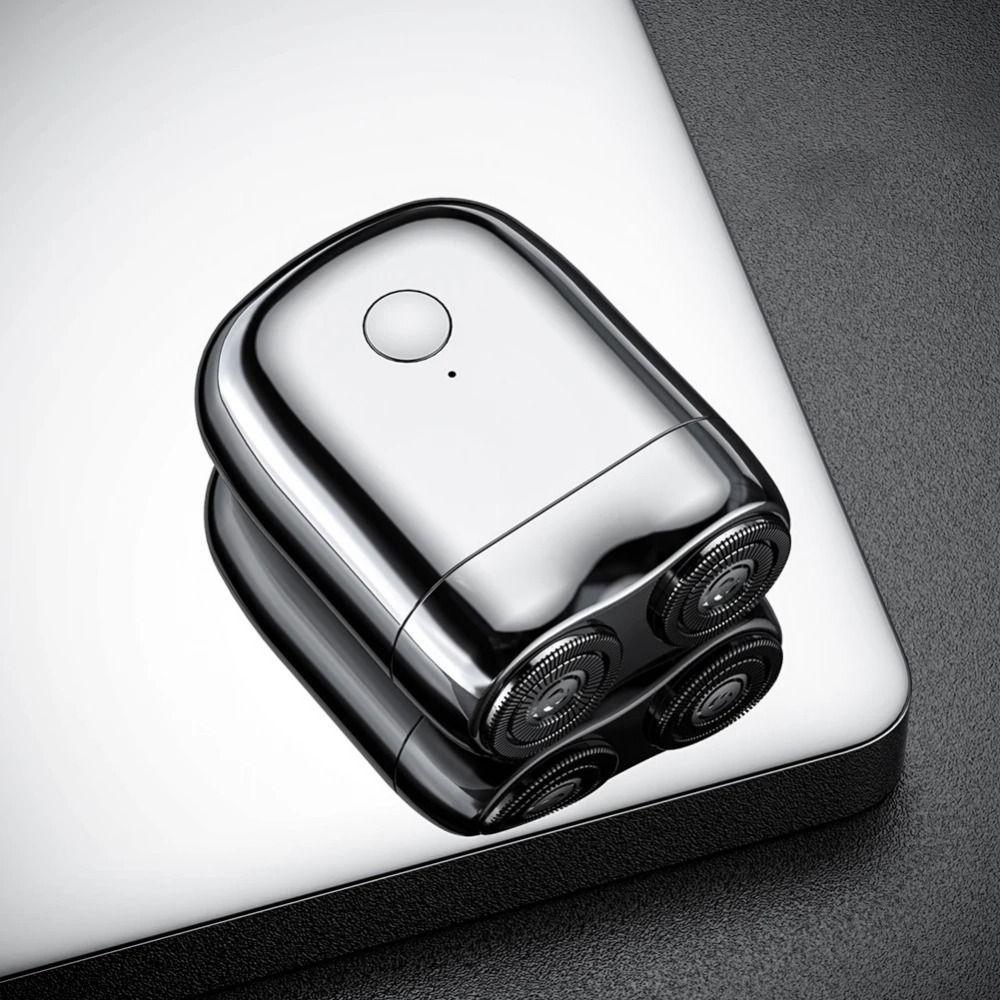 Ultra Clean Mini Electric Shaver Magnetic Facial Beard Trimmer Pocket Double Head Razor  Face Body