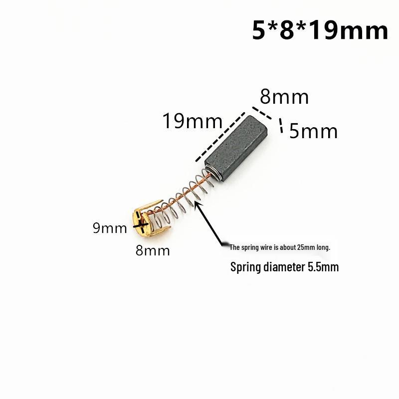 Electric Tool Carbon Brush for Hand Drill, Angle Grinder, Die Grinder, Polisher, Trimmer, Mixer