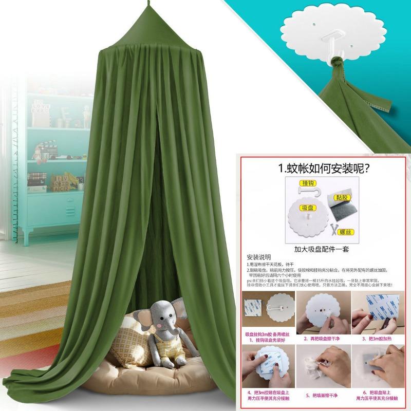 Dome Canopy Mosquito Net for Kids - Ins Style Hanging Tree House Tent Bed Curtain Play Shelter
