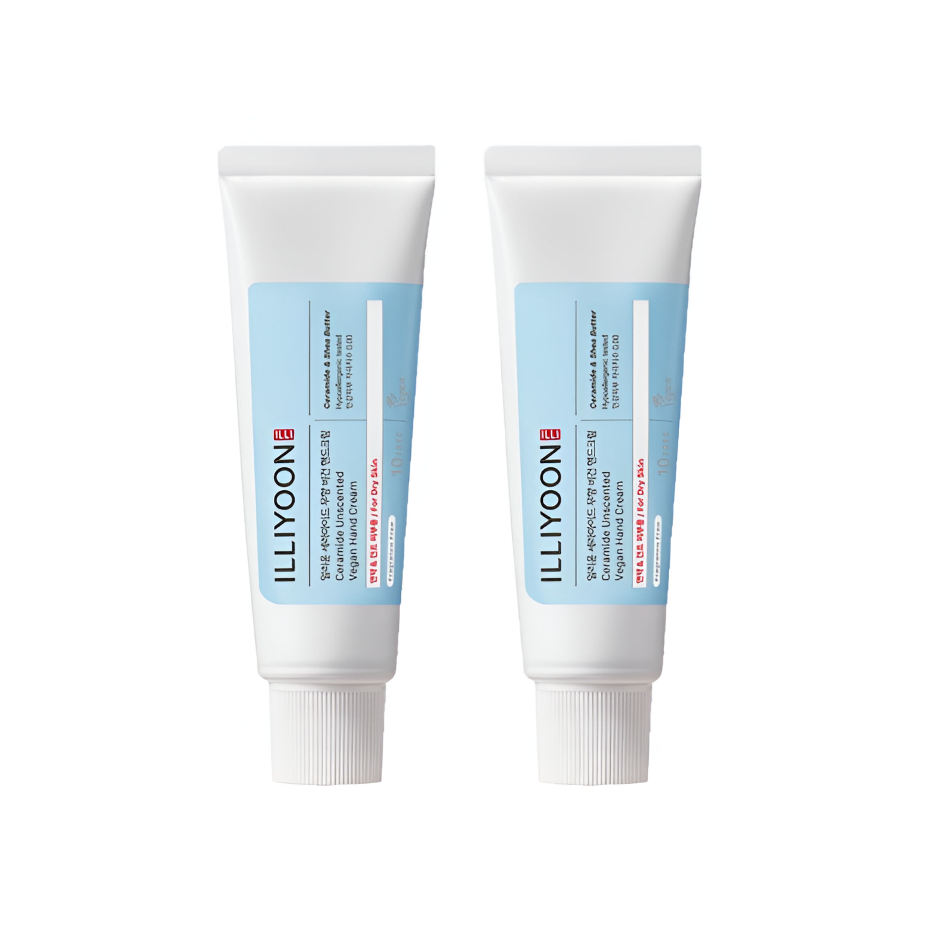 Illiyoon Ceramide Vegan Hand Cream - Unscented (50ml * 2 Units)