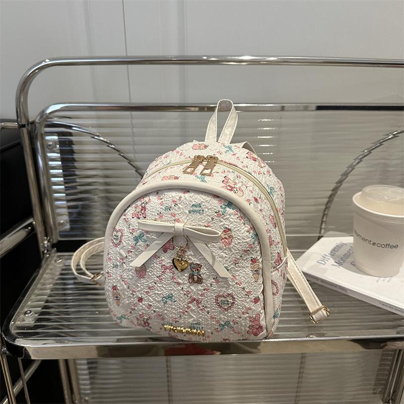 

Мультяшный милый маленький школьный рюкзак, новый модный принт, высокая ценность, легкий вес, дорожный рюкзак, мини-сумка.