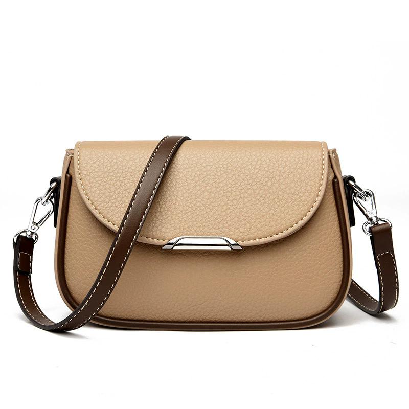 

New Arrive 2026 Women s Fashi Small Shoulder Bags Pu Leather Messenger Bags Girls Casual Crossbody Bags B455 хакі