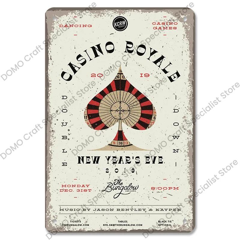 Vítejte v Las Vegas Plaque Plechové cedule Vintage Nevada Casino Kovový plakát Nástěnná dekorace pro Bar Club Man Cave