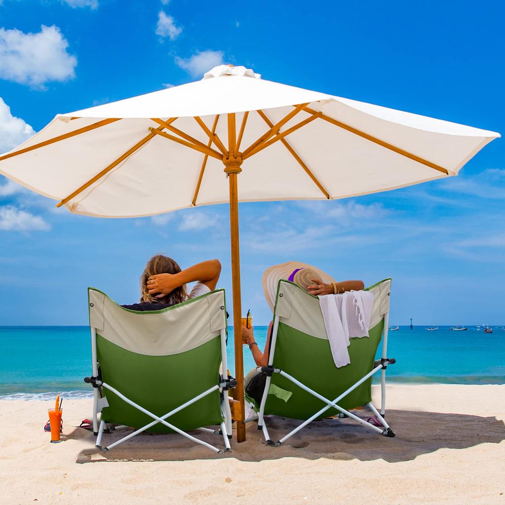 VILLEY Outdoor Low Camping Low Style Folding Easy Ultra Load Capacity High Sports Storage Bag Green Chair, Cross-legged Chair, Chair, Chair, Chair,