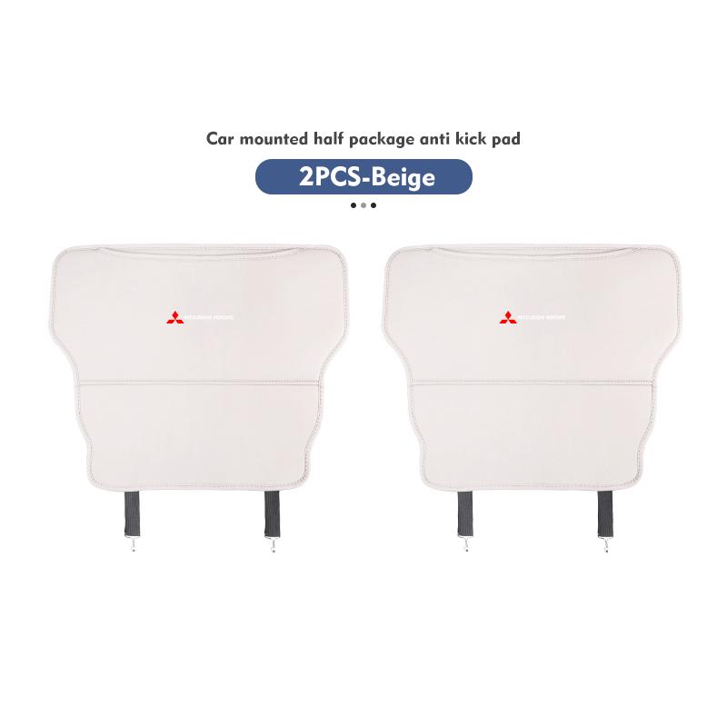 Car Half Pack Anti Kick Anti-dirty Mat Pad Interior Storage Bag Auto Accessories For Mitsubishi Outlander Lancer Eclipse Mirage