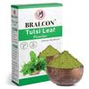 BRALCON Bio Tulsi-Blattpulver 100g | 100% Natürliches Basilikumblattpulver | Ocimum Sanctum | für Gesundheit, Haut & Haare | Entgiftend, Reinigend