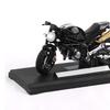 Motorrad Spielzeug Aufziehlegierung Simulation Pädagogisch Tragbares Motorradmodell für Kinder Schwarz