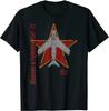 Vintage Cyrillic Soviet Cold War MiG17 Fresco Jet Fighter TShirt Summer Cotton ONeck Short Sleeve Unisexs T Shirt New S3XL