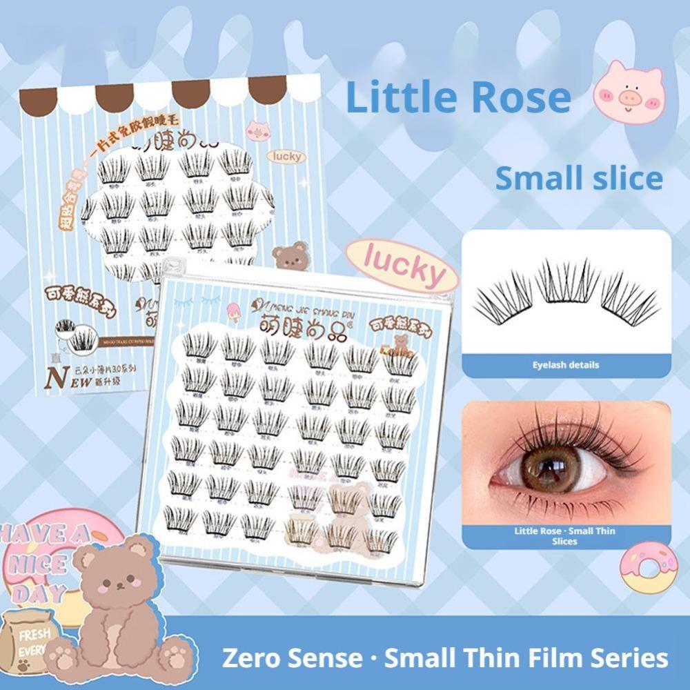 6-Row False Eyelashes Natural Look DIY Lash Extension Kit 3D Faux Mink Lash  Personal Care