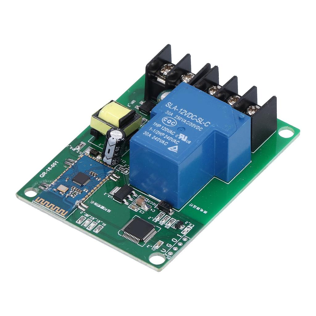 Single Channel Bluetooth Relay Module 1‑Channel Relay Switch for Wireless Remote Control 110‑250V AC