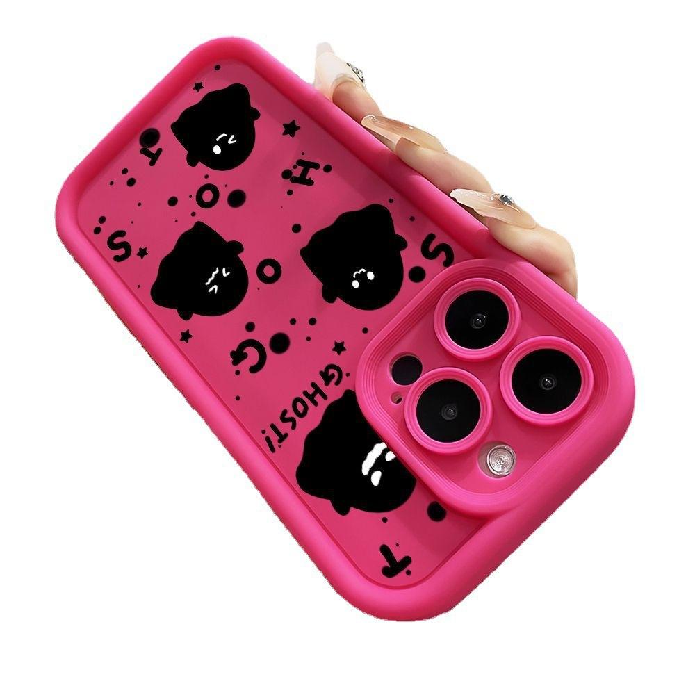 Christmas ghost apple 15promax mobile phone case iPhone14/13 new women's 12 niche xr personality anti-drop 8