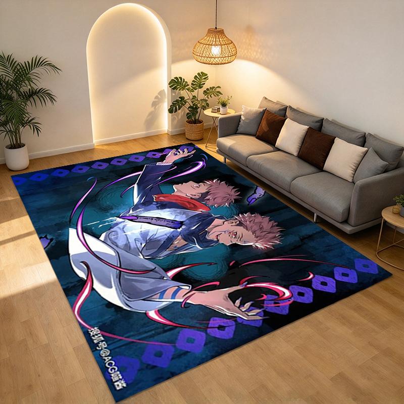 Jujutsu Kaisen Living Room Nonslip Area Rug Soft Carpet For Bedroom Game Playroom Sofa Office Home Decor Doormat Christmas Gift C9302177