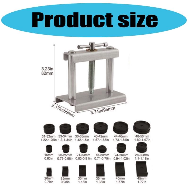 Adjustable Watch Back Cover Press Watch Case Closing Device For Multiple Size And Materials Professional Home Use