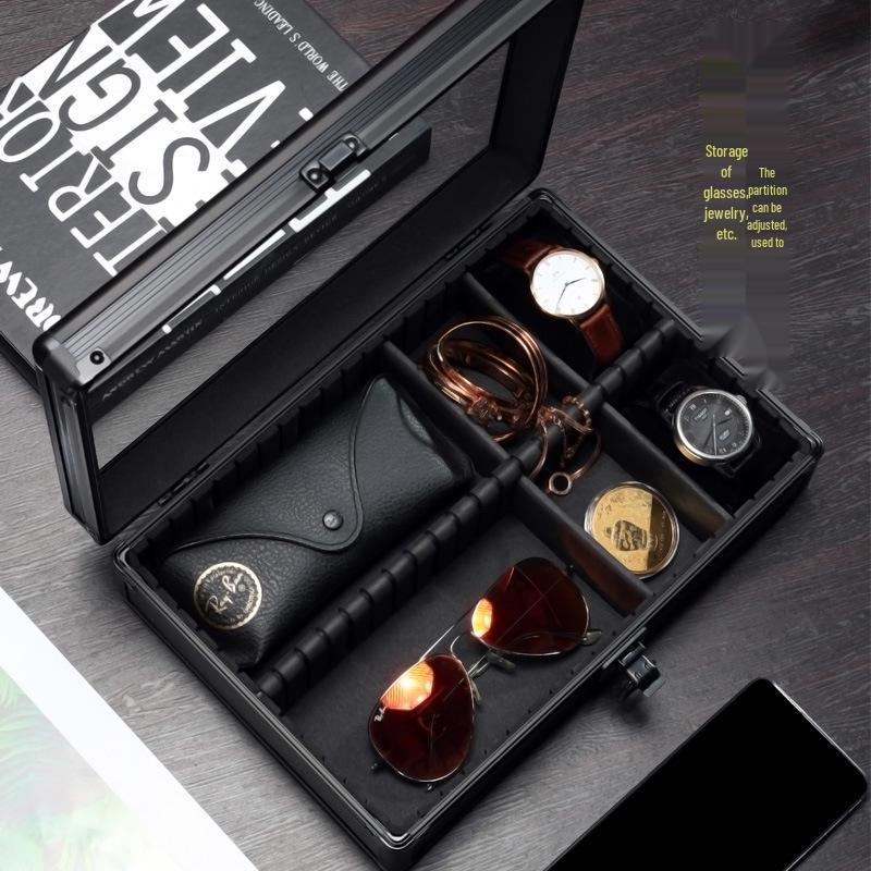 Aluminum Alloy Watch Display and Storage Box