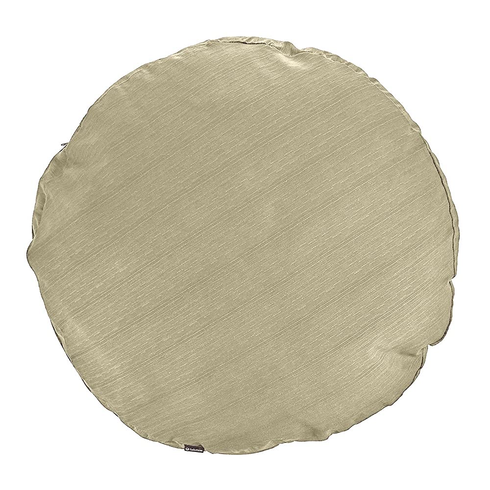 

fabrizm Japanese-made Cushion Cover, 65cm Diameter, Tsumugi Flax, 1090-iv