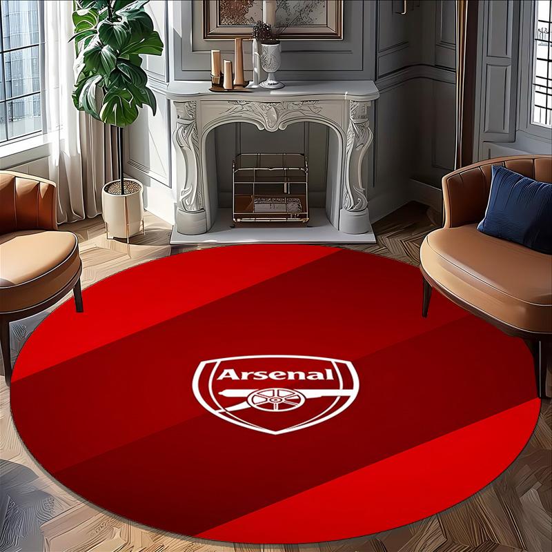 1 st A-Arsenal Matta, Rund Matta, Bekväm, Lämplig för Entréer, Vardagsrum, Kontor och Sovrum, Juldekoration