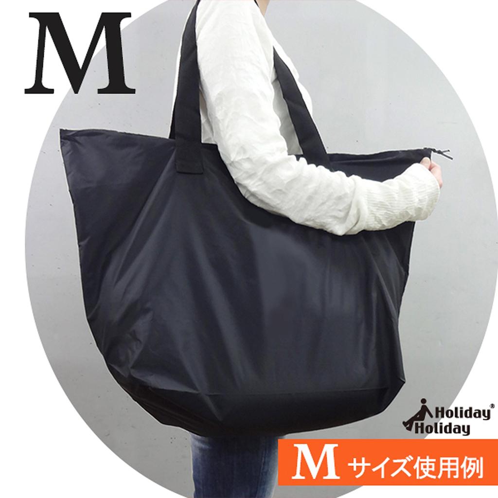 VANGUARD Water-Repellent Foldable Zipper Tote Bag (Includes Palm-Sized Compact Storage Pouch) M 41 x 58 x 20cm (Large)