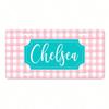 Custom Monogram Front License Plate, Personalized Aluminum Vanity Car Tag, Rustproof Auto Accessory