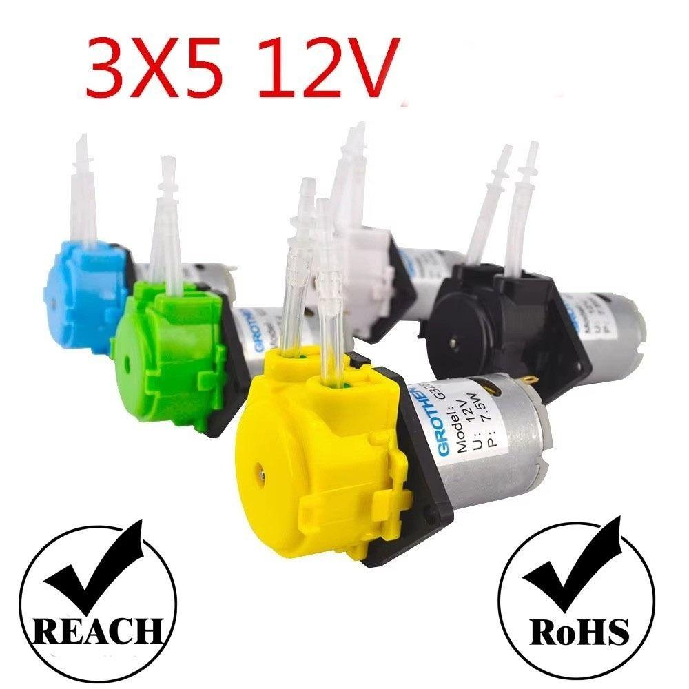 3*5 Size Peristaltic Pump 12V/24V Voltage Analytical Water Pump Aquarium Pump  Water Analysis
