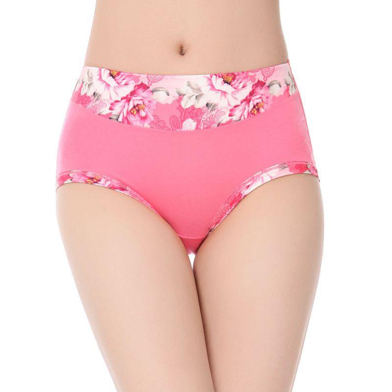 Women Sexy Underwear Modal Panties Floral Underpant Elegant Boyshort Briefs For Comfort