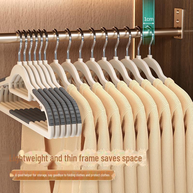 Rotatable Anti-Slip Wide Shoulder Clothes Hanger for Dry & Wet Use