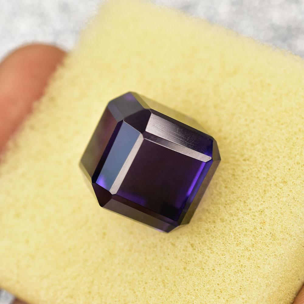 Natural Purple Brazilian Amethyst 36ct Certified Loose Gemstone