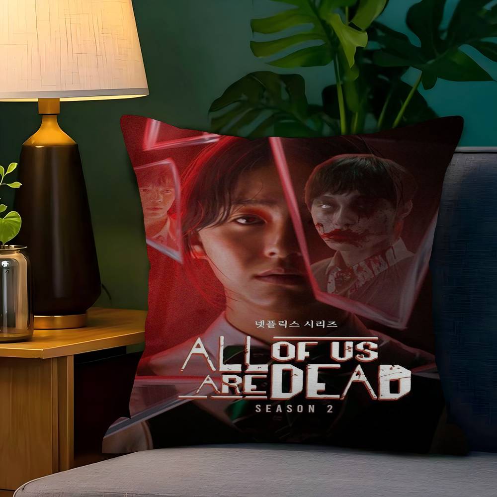 Korean Tv All Of Us Are Dead Pillow Cover Sofa Cushion Cover Home Room Decoration Children Gift