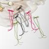 1 Pair Balletic Deer Hair Tie Silk Ribbon Bow Hair Clip Double Layer Cute Women'S Hair Accessories Sweet Style Versatile Hairpin