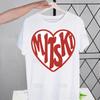 Mitski Singer Washing Machine Heart T-Shirt Men Unisex Anime Design Men Tee Shirt Homme Summer Tops Short Sleeve Vintage Style