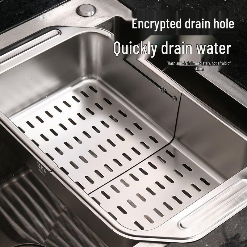 Bayco 304 Stainless Steel Expandable Over-Sink Dish Drying Rack