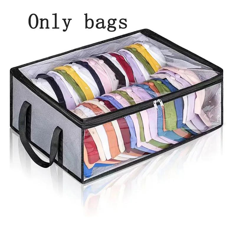 Baseball Cap Big Storage Box, Can Hold Wide Hat Storage Bag, Suitable for Wardrobe Storage Hat Dustproof