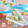 Electronic Electronic Climbing Stairs Toy Light Musical Slide Track Coaster Children Fun Toy