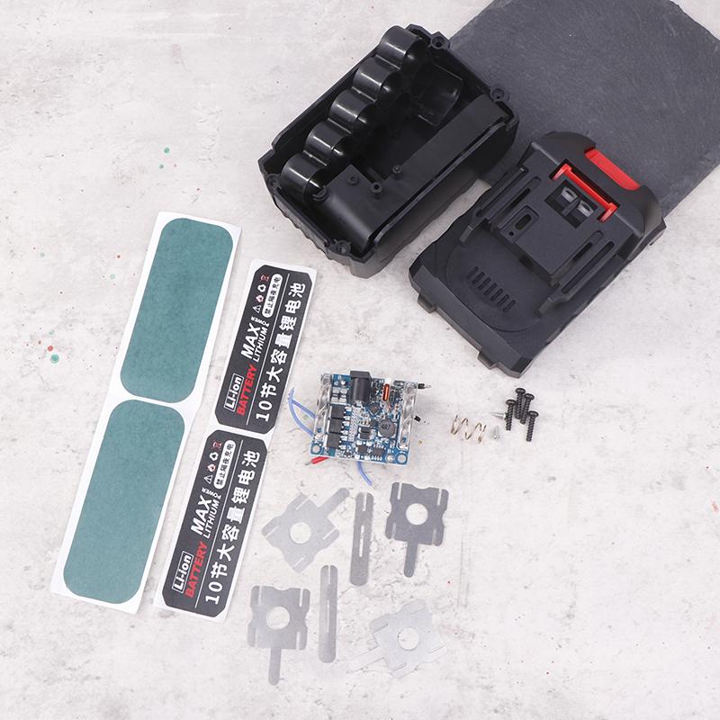 Bl18650 Li-Ion Battery Case With Type-C Charging Protection Circuit Board Shell Boxs Bl18650 For 21V 60A Li-Ion Battery Housings