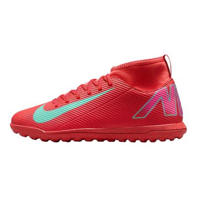 Mercurial Superfly 10 Club TF GS Mad Energy Pack Kids Sneakers Red Ember-Glow Aurora-Green FQ8313-800