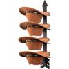 Cowboy Hat Rack 4 Pieces Cowboy Hat Holder Western Decor Rustic Wood Arrow Hat Hangers Western Hat Organizer for Wall (1 PACK)